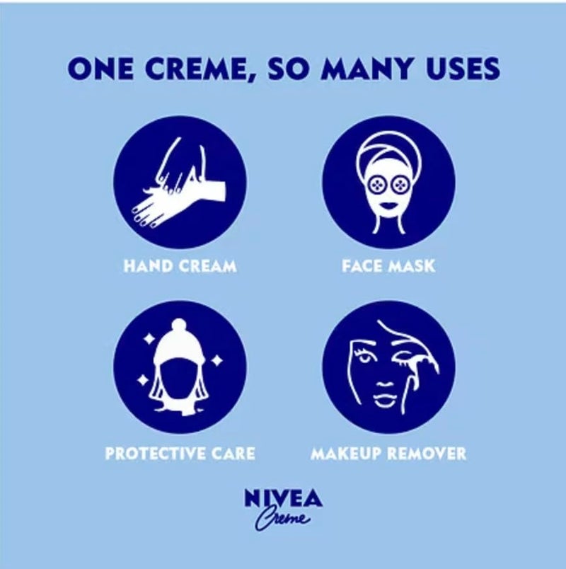 Nivea Genuine Authentic German Nivea Cream Metal Tin 250ml (2 pack) - Image 3