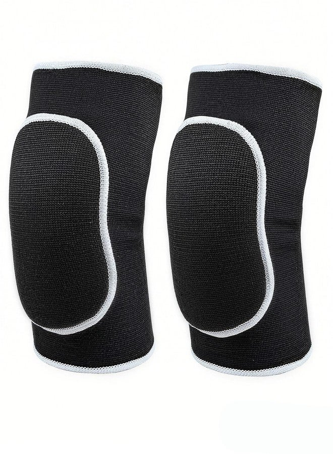 YCYU Elbow Pads Volleyball Arm Pads Women Tandem Elbow Brace Protector – Padded Tennis Elbow Guard for Baseball, Muay Thai, Lacrosse, Softball – Breathable Anti-Collision Soft Support Sleeves for Women Youth Men Elderly (Black) - Image 1