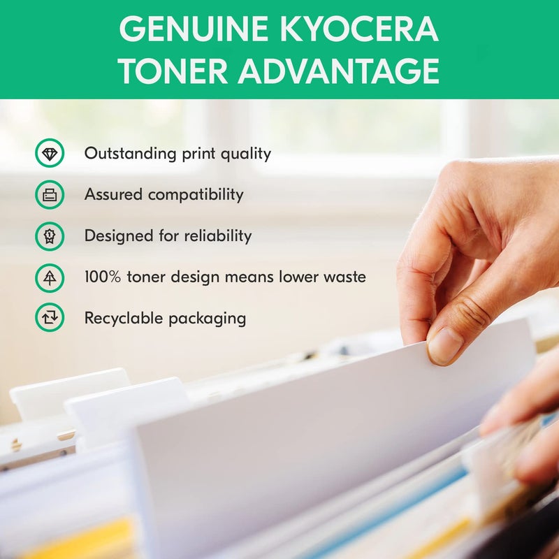KYOCERA TK-5242C Cyan Toner Cartridge for M5526cdw/ P5026cdw Model Laser Printers (1T02R7CUSV) - Image 4