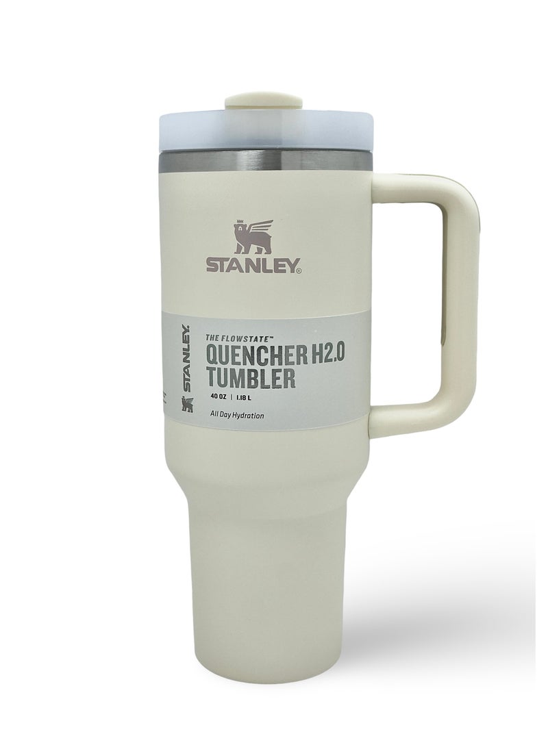 STANLEY Quencher H2.0 FlowState Stainless Steel cream quartz