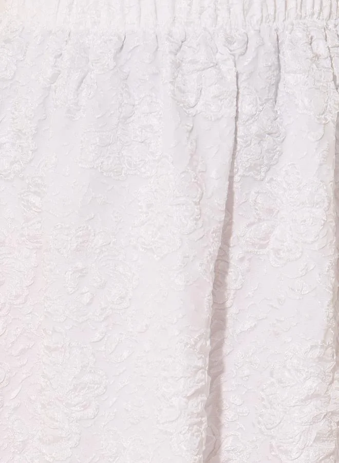 Take Two Texture Mid-Rise A-Line Maxi Skirt