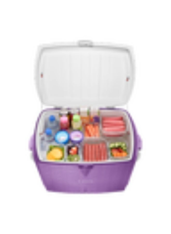 Tank Ice Box, 45 Liters - Purple