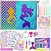 OFFIGIFT 2Pack DIY Journal Kit for Girls Ages 812 13 14 Year Olds Birthday Gifts for Teen Girls 110pcs Art Crafts Scrapbook Supplies for Tween Kids Kawaii Diary Stationary Set with Mermaid Sequin Journal - Image 3