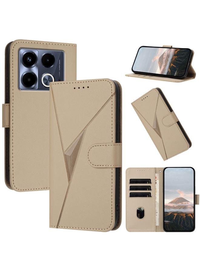 اس-توب جراب هاتف جلدي بتصميم مثلث مع مشبك لهاتف Infinix Note 40 5G - Image 1