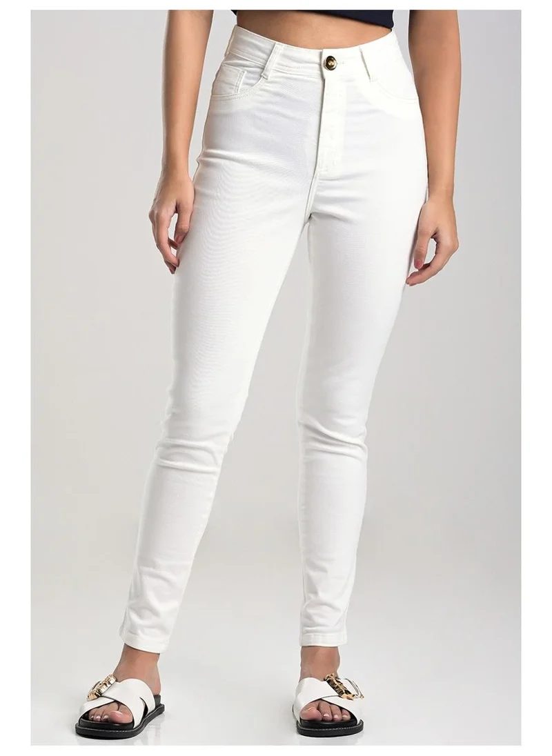 Skinny Off-white Pants