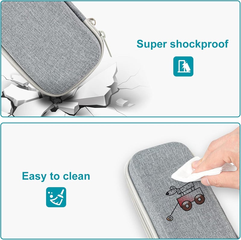 Procases Pencil Case, 2-Layer Eva Zipper Pencil Box Pouch Large Capacity Stationery Storage Organizer For School Office Supplies - Image 5