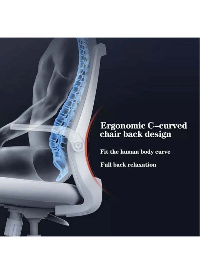 SIHOO - Sihoo professional factory mid-back task chair adjustable armrest ergonomic super comfort swivel office meeting stuff chair - Image 1
