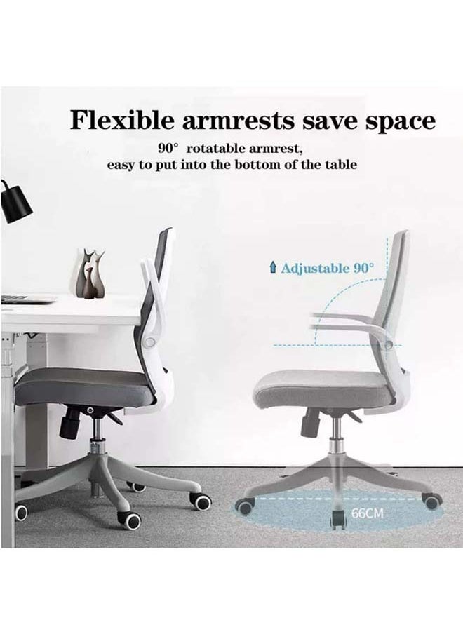 SIHOO - Sihoo professional factory mid-back task chair adjustable armrest ergonomic super comfort swivel office meeting stuff chair - Image 1