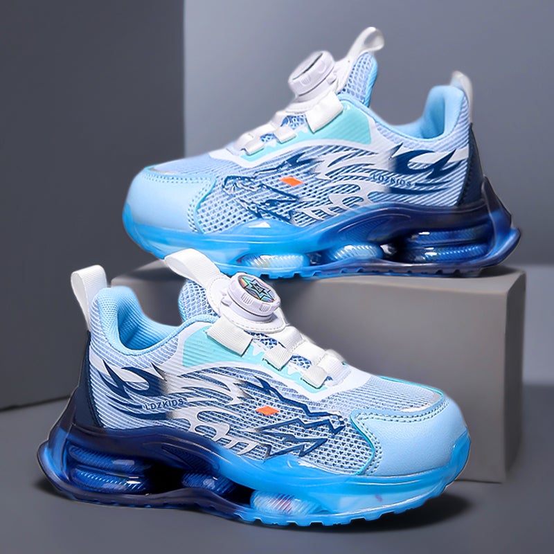Boys' Shoes Spring Mesh Breathable Mesh Shoes Kidsren'S Soft-Soled Air-Cushion Sports Basketball Shoes Running Trend - Image 2