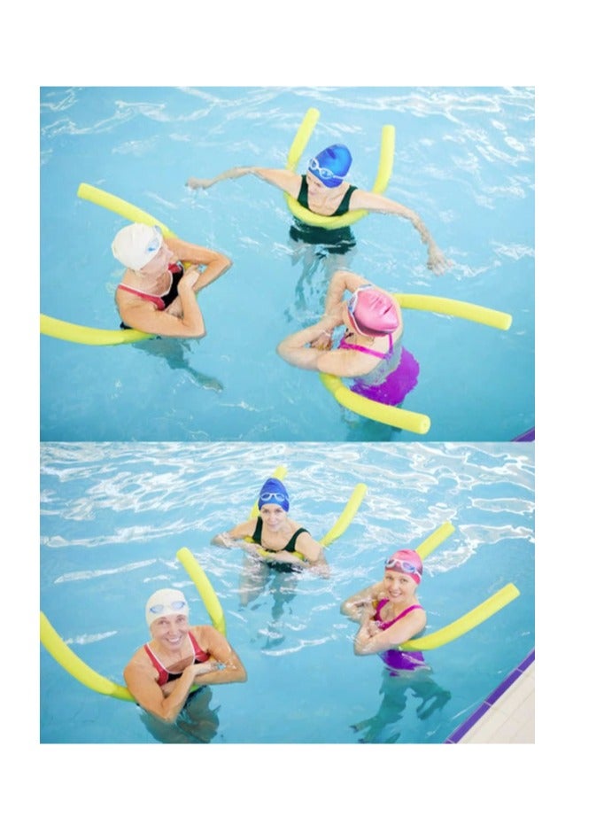 MARAH TOYS Swimming noodles are excellent for swimming to relax in the water, for water sports and aerobics with strong buoyancy and support to ensure safety and maximum enjoyment, suitable for children and adults, swimming float aid, swimming noodle - Image 1
