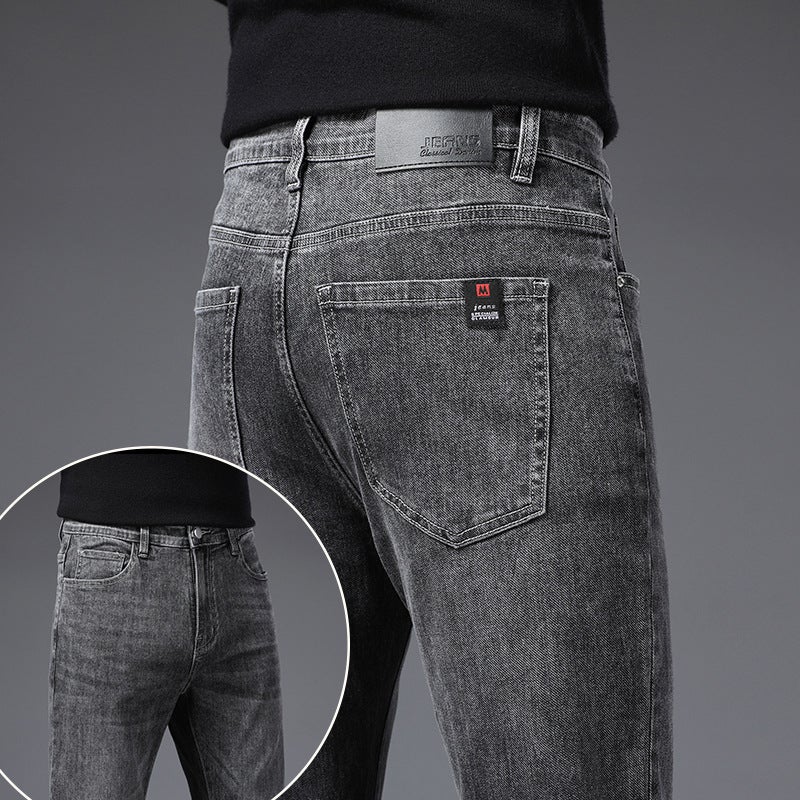 Unisex Classic Denim Jeans Loose Fit Daily Outdoor Wear - Image 2