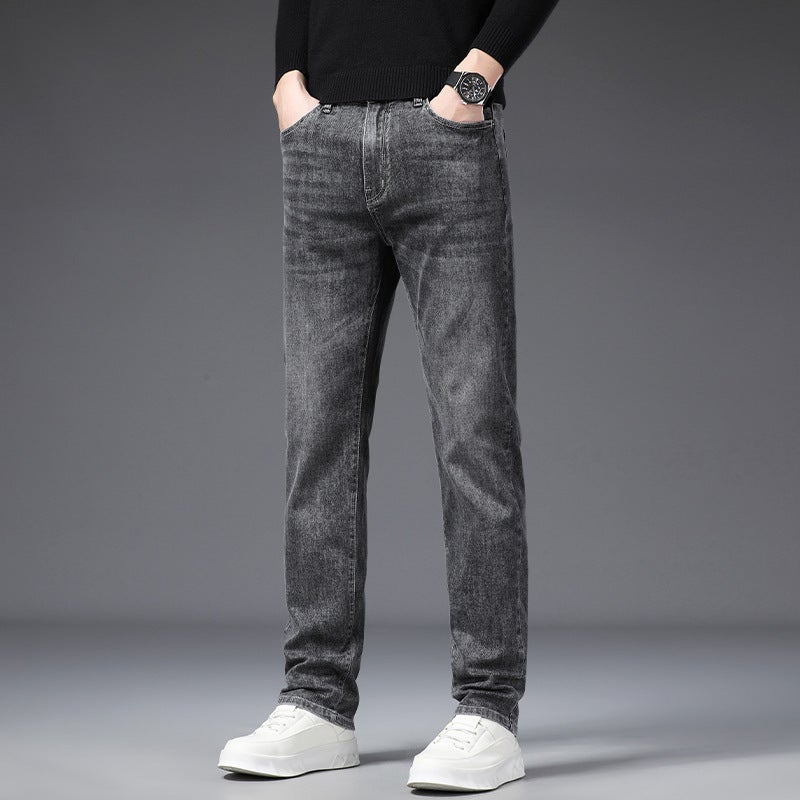 Unisex Classic Denim Jeans Loose Fit Daily Outdoor Wear - Image 1