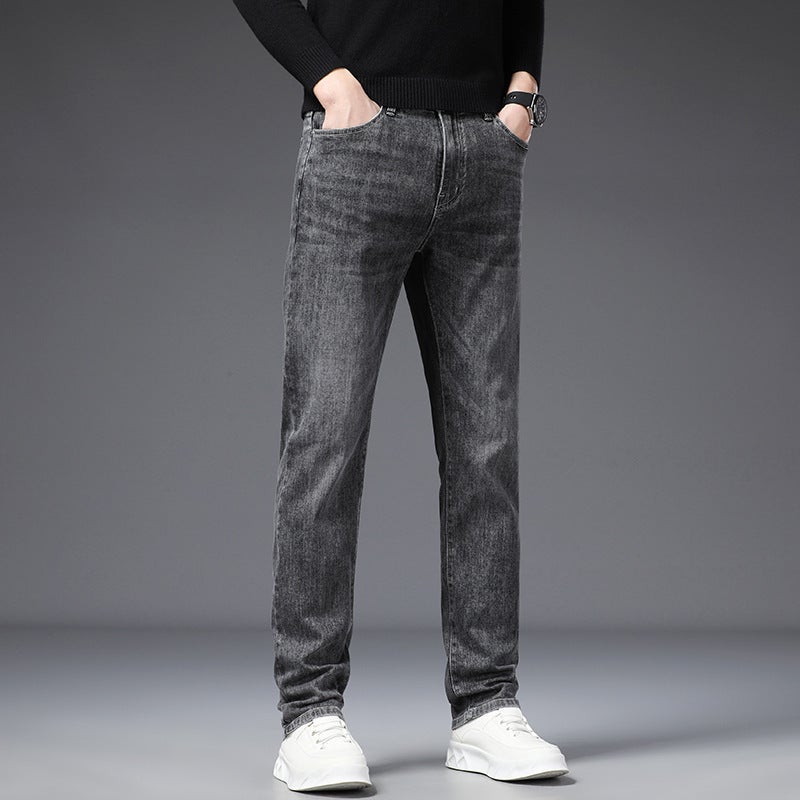 Unisex Classic Denim Jeans Loose Fit Daily Outdoor Wear - Image 4