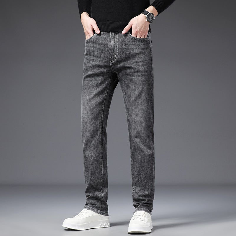 Unisex Classic Denim Jeans Loose Fit Daily Outdoor Wear - Image 3