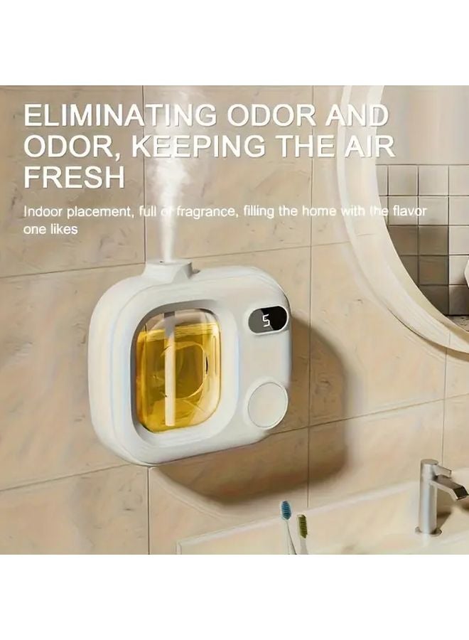 Wall Mounted Rechargeable Essential Oil Diffuser Digital Display 5 Modes Humidifier - Image 2