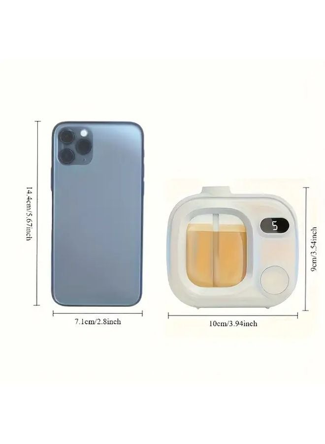 Wall Mounted Rechargeable Essential Oil Diffuser Digital Display 5 Modes Humidifier - Image 4