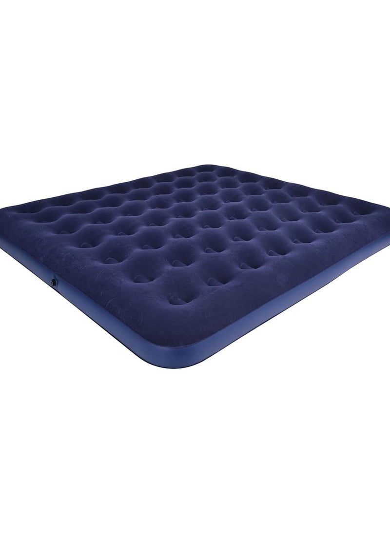 FULL JOY - Double Air Bed King Size - Extra Wide, Plush Tilt Area 203 x 183 x 22cm, Blue King, Model JL020256-5N -P16 - Image 1