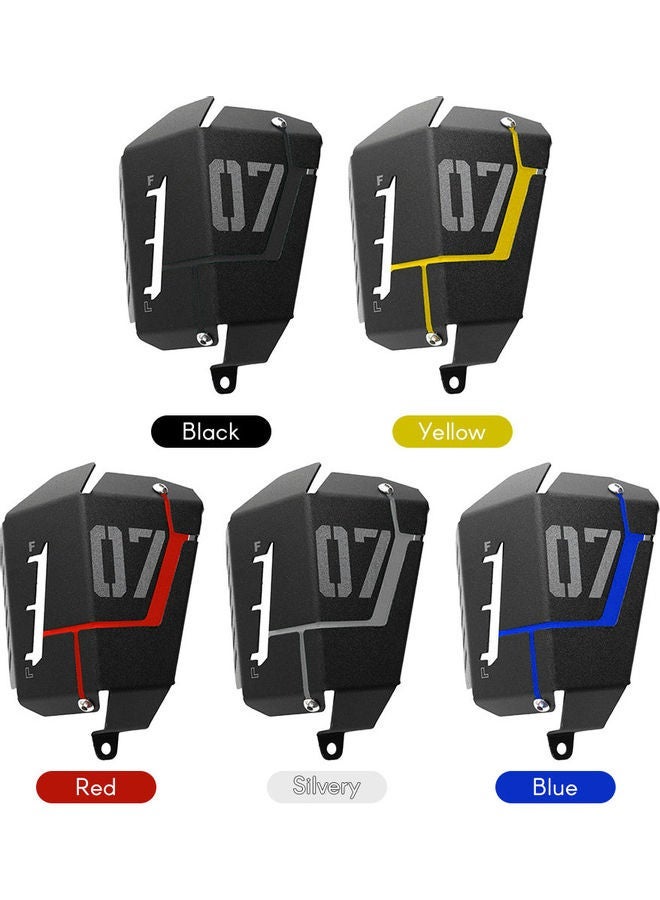 NIBEMINENT MT07 FZ07 Coolant Recovery Tank Shielding Cover For Yamaha MT-07 FZ-07 2014-2019  - Image 5