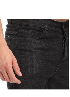 Men's black jeans pants