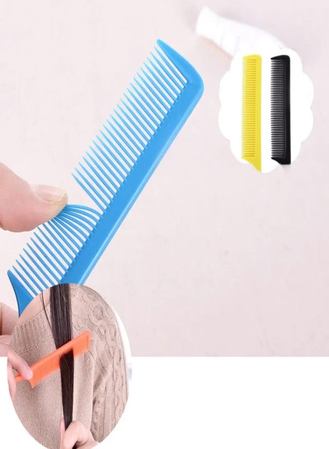 VTL Pointed Tail Combs for Hair Styling | Rat Tail Combs for Sectioning, Parting & Smooth Combing | Durable Plastic Hair Comb for Men & Women (Pack of 12, Multicolor) - Image 5