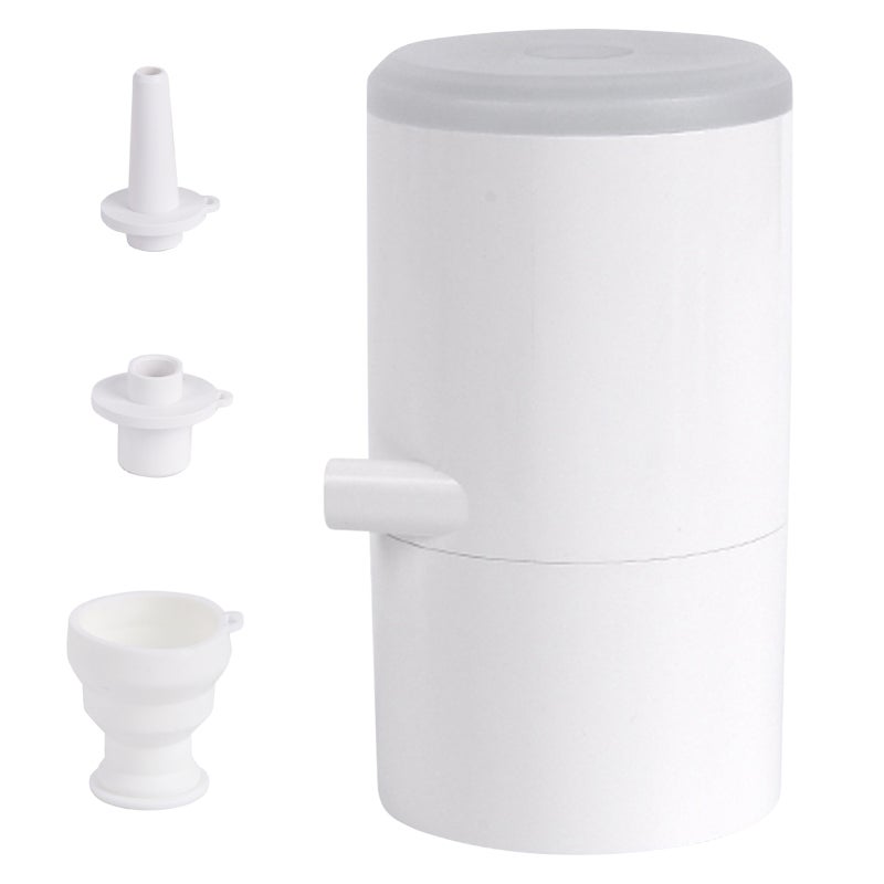 Electric Pump: 1300mAh Rechargeable Lithium Battery, Quick Inflation Deflation - LED Emergency Light, 3 Versatile Nozzles for Indoor Outdoor Use - Image 1