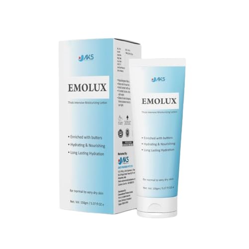 EMOLUX MOIST MOISTURIZER FOR BODY ENRICHED WITH THE POWER OF FOUR BUTTERS 150 GM 1 - Image 1