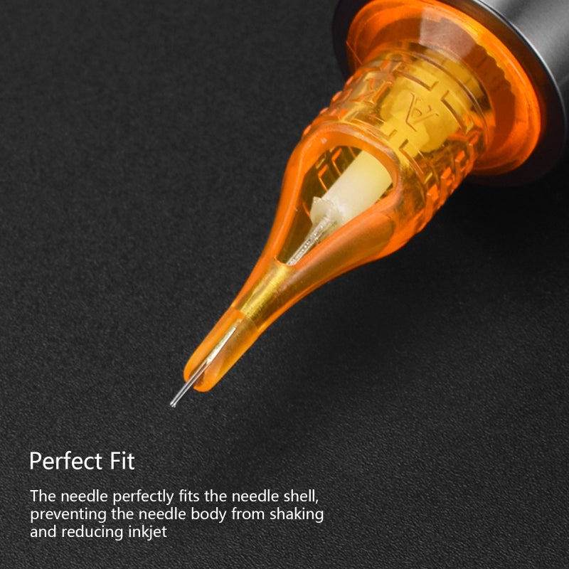 ATOMUS Tattoo Needles Cartridges Disposable 10pcs Tattoo Machine Cartridge Needle Tattoo Tools Kit Tattoo Supplies for Rotary Tattoo Machine Cordless Tattoo Pen - Image 3
