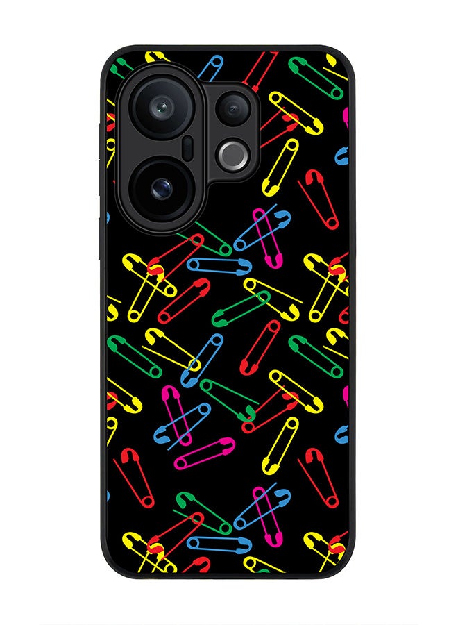 Stylizedd For vivo X200 FE / S30 Pro mini Case,Slim fit Camera Protection, Shockproof Thin Phone cover  - Safety Pins