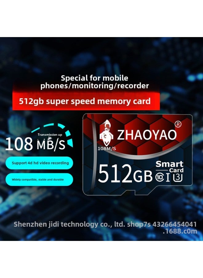 High-speed Memory Card 128G Driving Recorder 64gsd Card Surveillance Camera 32g Memory Card Tf-Color:C10U3/Card Reader Sleeve-Capacity:64GB  - Image 3