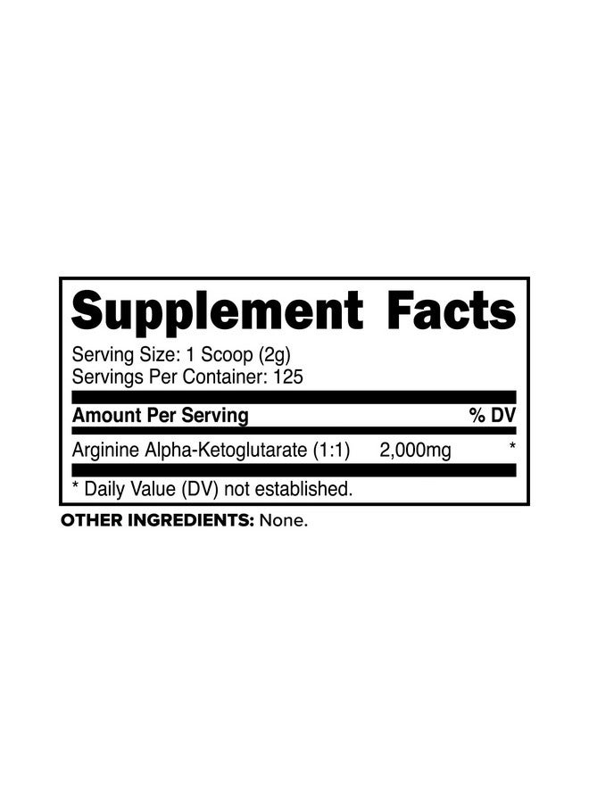 Primaforce PrimaForce AAKG Arginine Powder, 250 grams (L-Arginine and Alpha-Ketoglutarate Acid) Premium Workout Supplement, Non-GMO, Vegan, Gluten Free  - Image 2