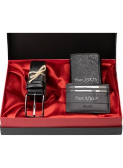 Grande 1414 Leather Men's Wallet & Card Holder and Belt Set  - Image 1