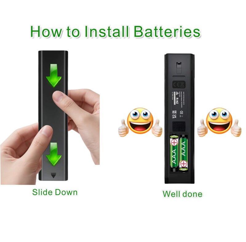 B BraiNice Universal Remote for Samsung TV Remote Replacement 2025-2019, Control remoto Samsung Smart tv, Mic, Bluetooth, Tizen OS. 1-Year Warranty - Image 5