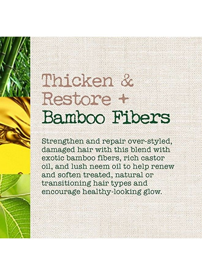 Maui Moisture Thicken & Restore + Bamboo Fibers Strengthening Shampoo to Soften Transitioning or Natural Hair & Renew Brittle Hair, Vegan, Silicone & Paraben-Free, 13 fl oz - Image 4