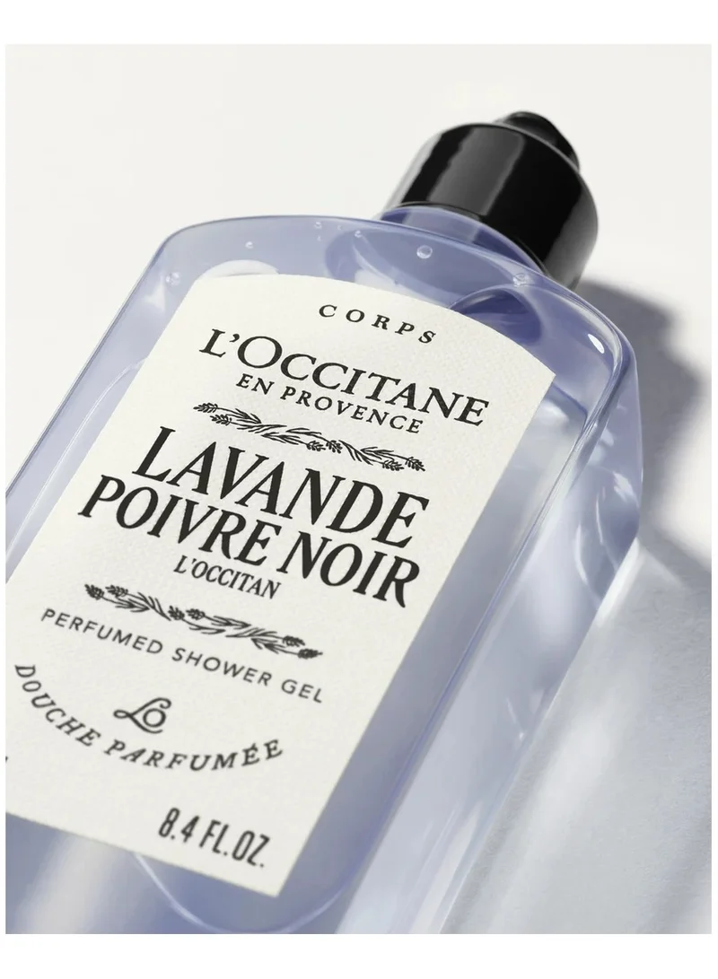 L'occitane Lavande Poivre Noir perfumed shower gel