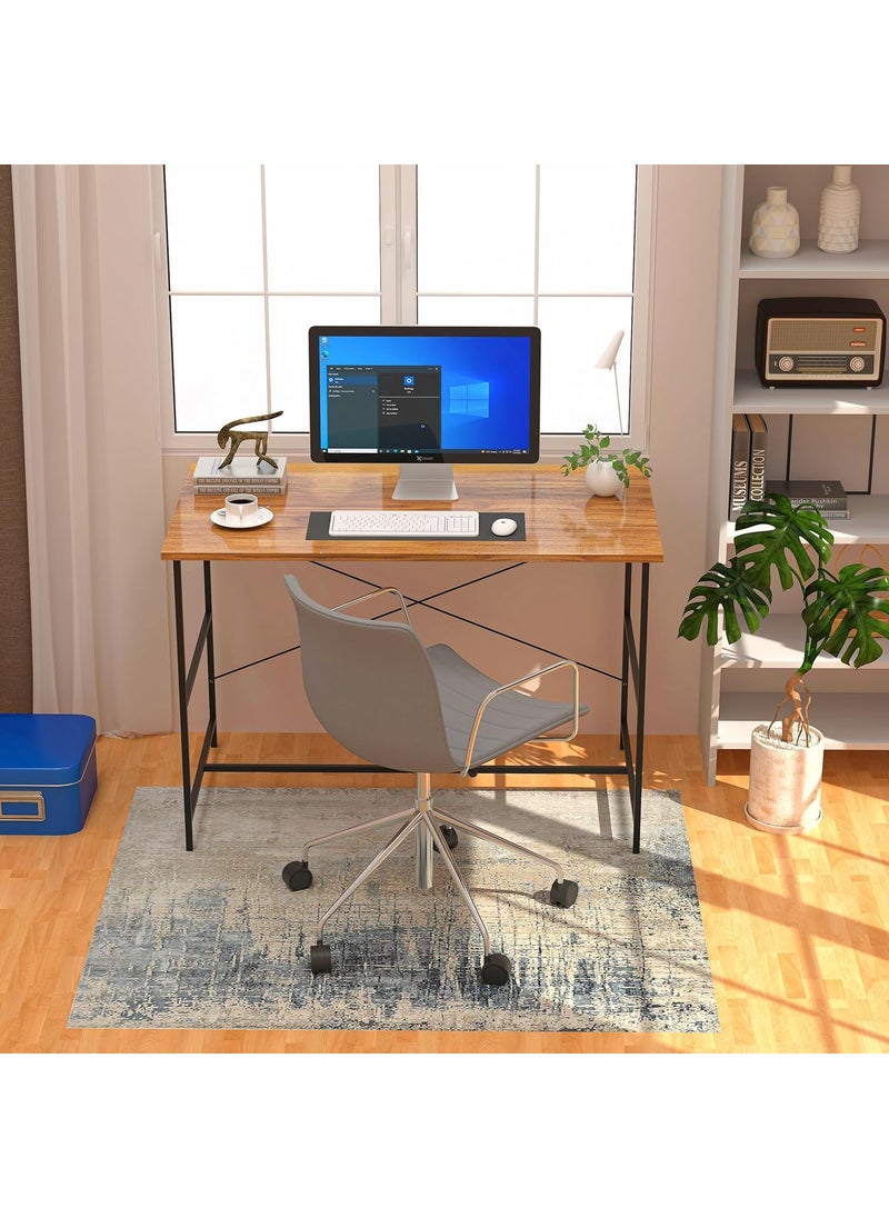 Callas Home Work Desk Study Table Computer Table for Home Office Table Desktop and Laptop Table Office Desk Walnut