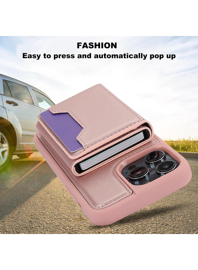 Zaboon Case For iPhone 13 / 14 RFID Anti-theft Detachable Card Bag Leather Phone Case - Image 5