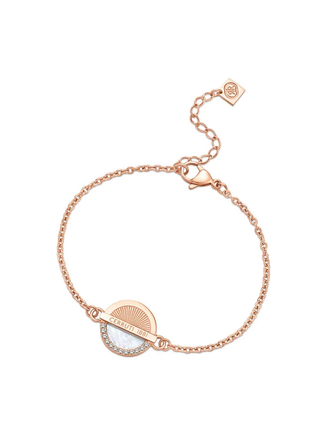 CERRUTI 1881 Sunshine Pink Ladies Bracelet, Bright and Beautiful Design
