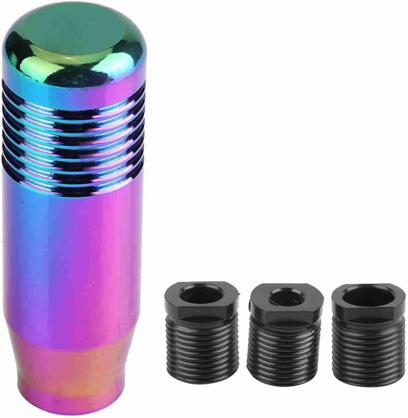 ZJchao Gear Shift Knob Aluminum Alloy Manual Gear Shift Knob Head 8.5cm Head for Truck SUV (COLORFUL) - Image 5