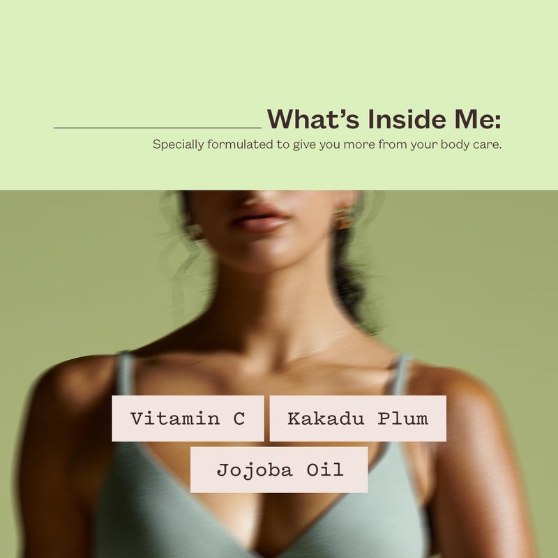 frank body Brightening Body Lotion | Evens Tone, Brightens Dark Spots & huperpigmentation | Vitamin C, Kakadu Plum & Vitamin B5 | Bamboo & Camellia Scent | Vegan & Cruelty Free | 250ml / 8.45 fl oz - Image 3