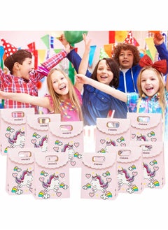 KASTWAVE Paper Gift Bags, Themed Birthday Party Paper Gift Bags, Unicorn Children Gift Paper Bags, Childrens Gift Bags, Baby Shower Party Decorations, Candy Bag (10PCS)  - Image 1