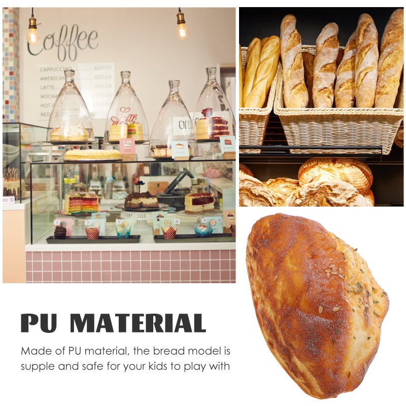 Simulation Bread Model Artificial Decor Photography Fake Bread Shop Supply - Image 2