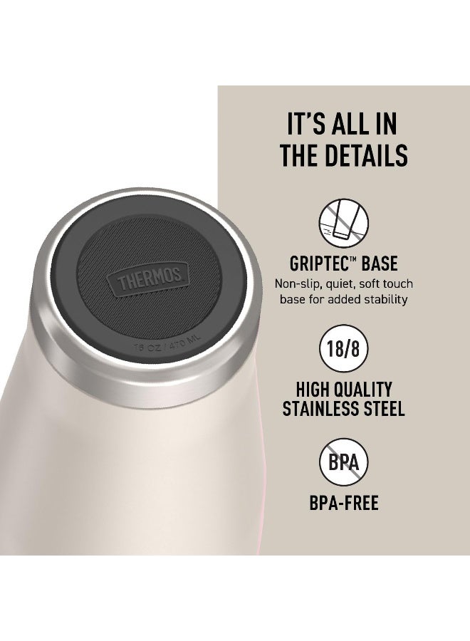 THERMOS ICON STAINLESS STEEL VACUUM INSULATED SANDSTONE TUMBLER 470 ML - Image 4