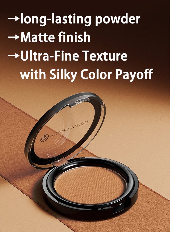 YOUNG VISION Matte Bronzer Contour Powder Natural Highlighter For Face Sculpting Sun Kissed Look | Oil Control & Waterproof | Ultra Fine Texture 04 - Image 5