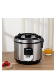 Generic Royal Slivers Criest Multifunctional Non-Stick Inner Pot, Stainless Steel Body Electric Rice Cooker 4L  - Image 1