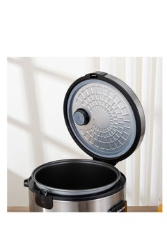 Generic Royal Slivers Criest Multifunctional Non-Stick Inner Pot, Stainless Steel Body Electric Rice Cooker 4L  - Image 4