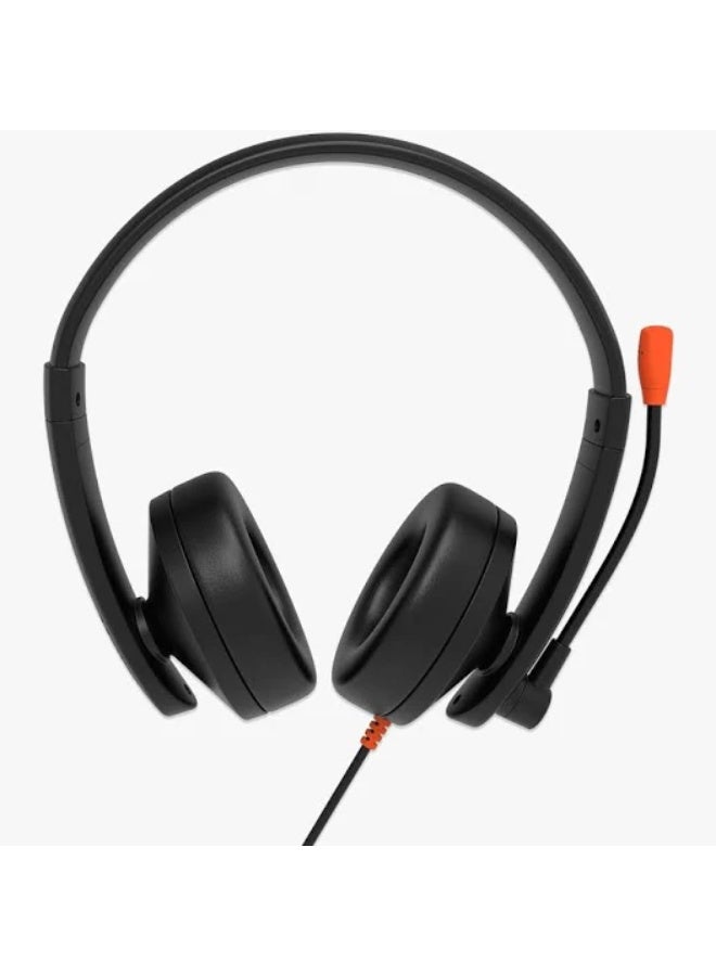 ميشين سماعة رأس Meetion MT-HP003U سلكية USB مع ميكروفون عازل للضوضاء للمكالمات والاجتماعات وأجهزة الكمبيوتر - أسود - Image 2
