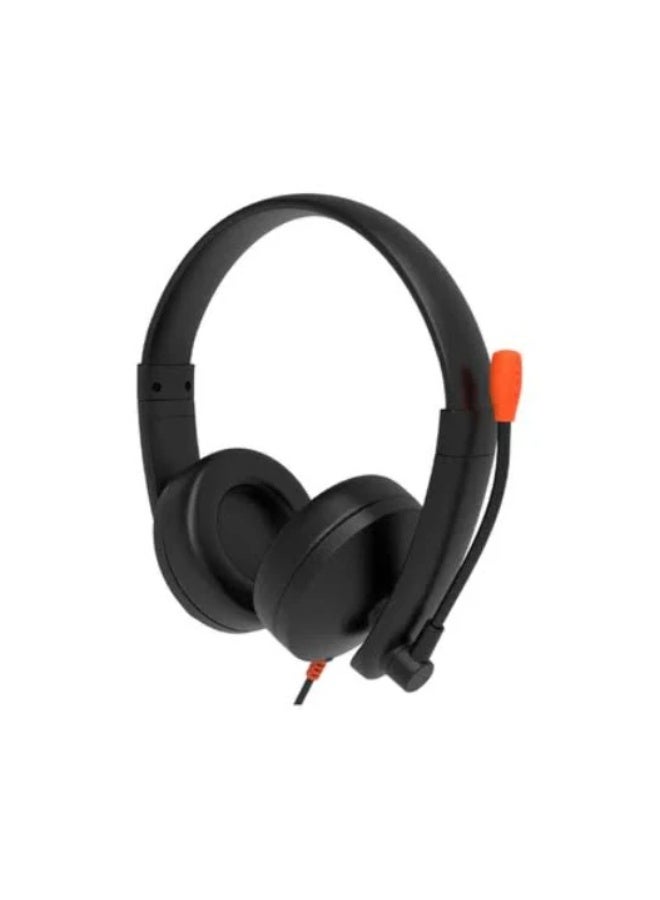 ميشين سماعة رأس Meetion MT-HP003U سلكية USB مع ميكروفون عازل للضوضاء للمكالمات والاجتماعات وأجهزة الكمبيوتر - أسود - Image 4