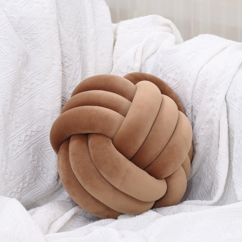 Petrella Betrella Knot Ball Ball Rowing Conting الوسائد منزل ديكور وسادة جمالية جمالية - Image 1