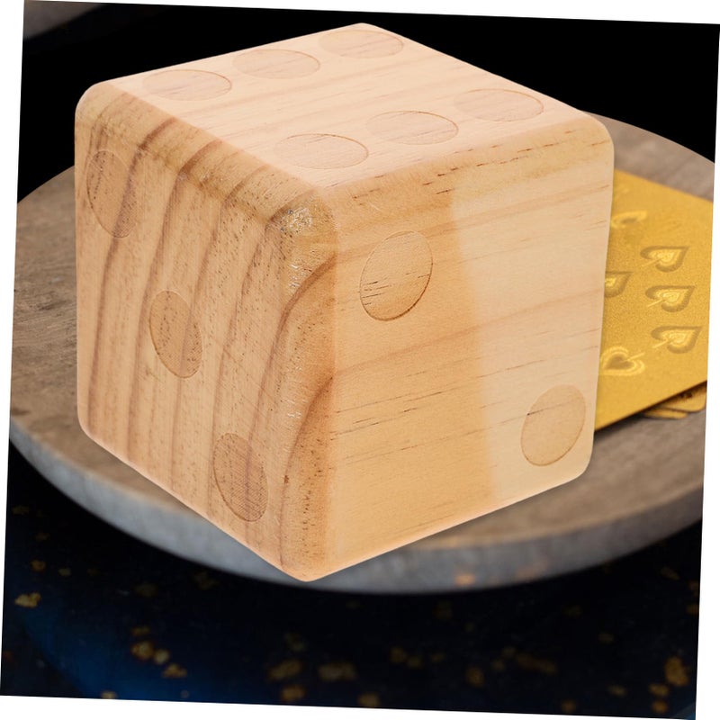 Large Wooden Dice Game Set With Corner Design For Outdoor Activities Family Gatherings - Image 3