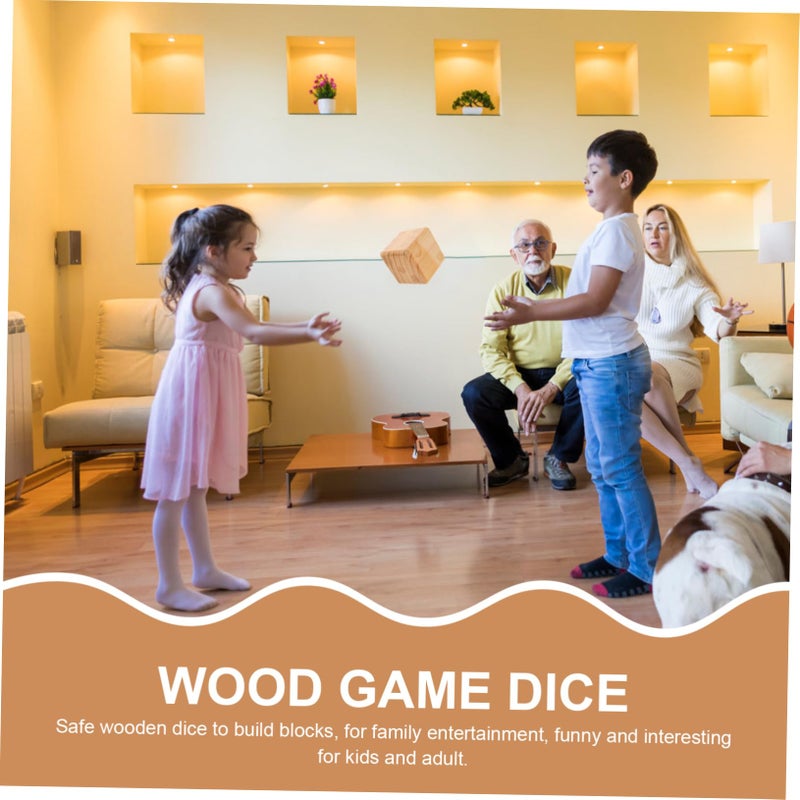 Large Wooden Dice Game Set With Corner Design For Outdoor Activities Family Gatherings - Image 4